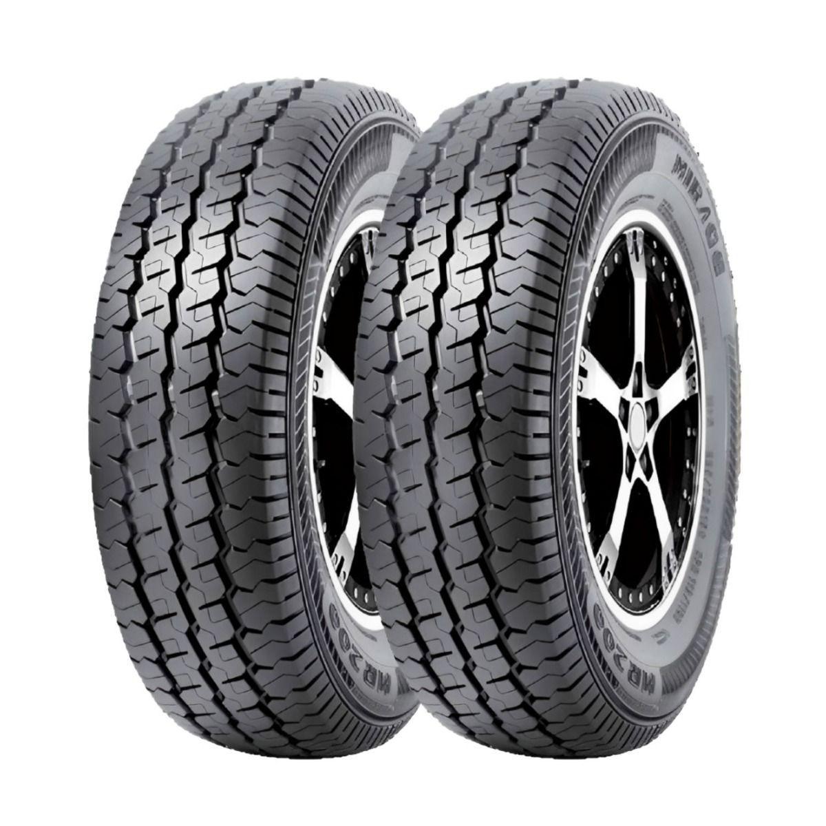 Set 2 Neumaticos 175R14 99/98R MR-200 Mirage 8PR Ltr BLK CHN-0