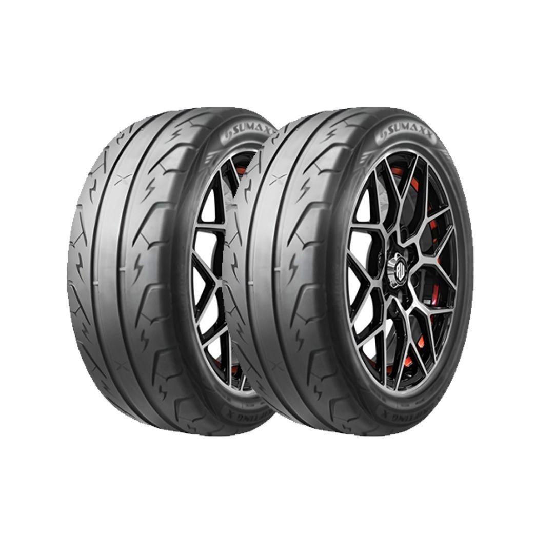 Set 2 neumatico 195/50R15 82V MAX DRIFTING X Sumaxx Race-On TL BLK CHN-0