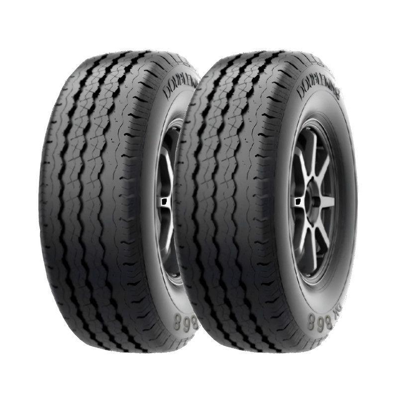 SET 2 NEUMATICO 165R14 DK868 Double King Ltr Tubeless BLK CHN-0