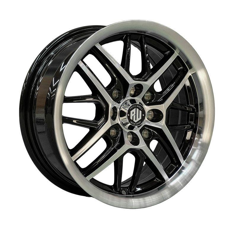 SET 4 LLANTA  14x6 4X100/4X114 Et25 BRISTOL BM Pacific Wheels-0