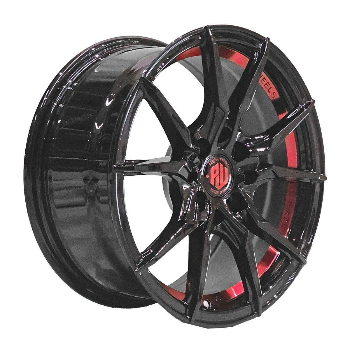 Set 4 llantas 14x5.5 4X100/4X114 Et35 VENENO B-UC-RED-0