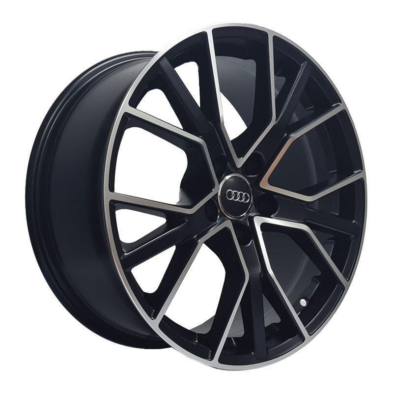SET 4 LLANTA 18X8 5X112 ET35 MBM REPLICA AUDI-0