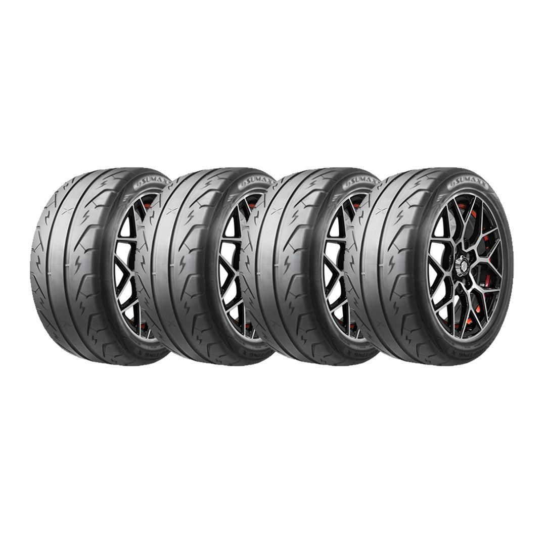 Set 4 Neumaticos 195/50R16 88V MAX DRIFTING X Sumaxx Race-On TL BLK CHN-0