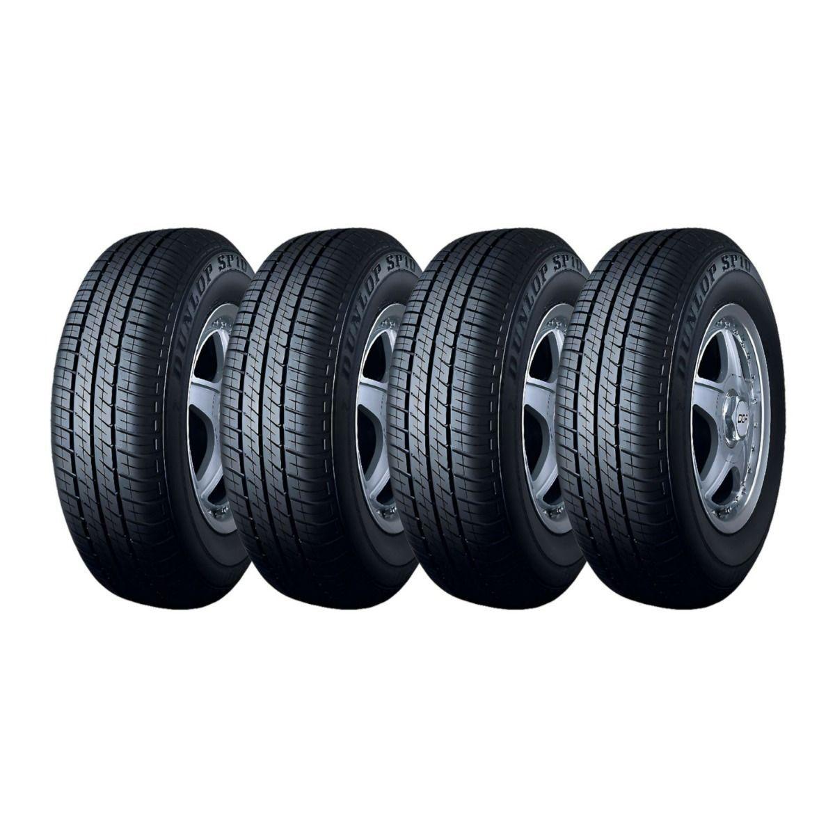 Set 4 Neumaticos 175/65R14 82T SP10 Dunlop H/T TL BLK JAP-0