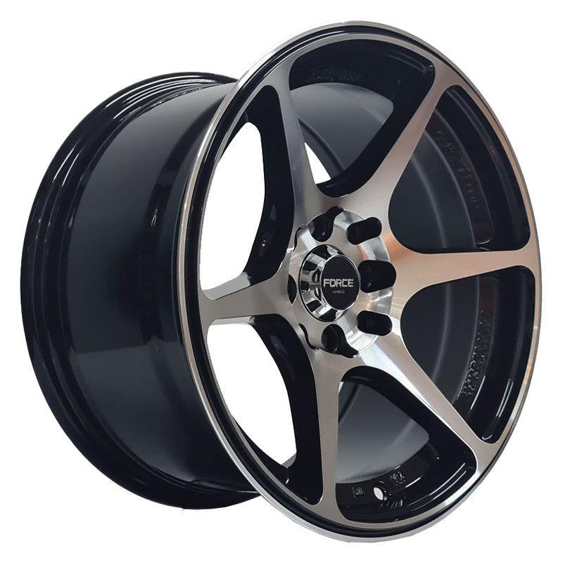 SET 4 LLANTA 13X6.5 4X100/4X108 ET15 BM MILANO 36127F-0