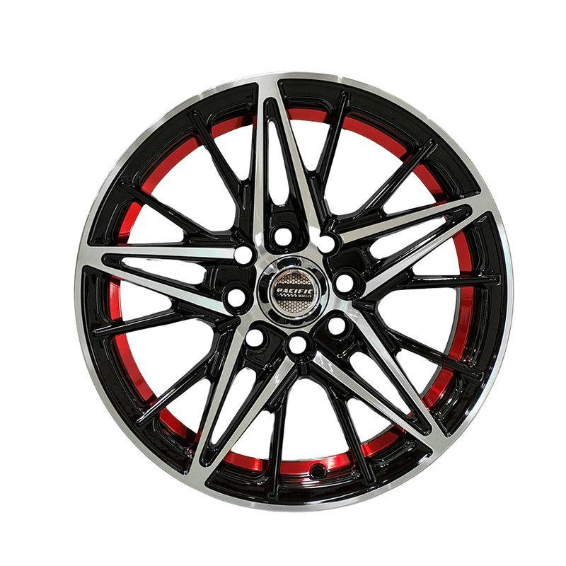 SET 4 LLANTA 14x6 4X100/4X108 Et20 BAREIN BM-UC-RED Speedline-1