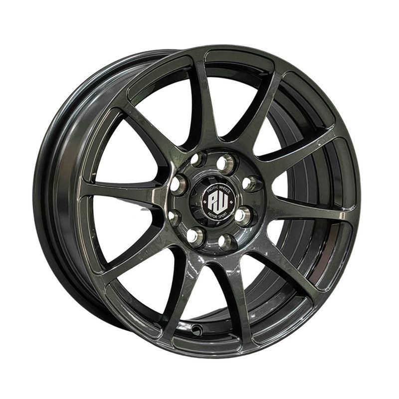 SET 4 LLANTA  14x6 4X100/4X114 Et25 OZ-FF1 G Replica-0