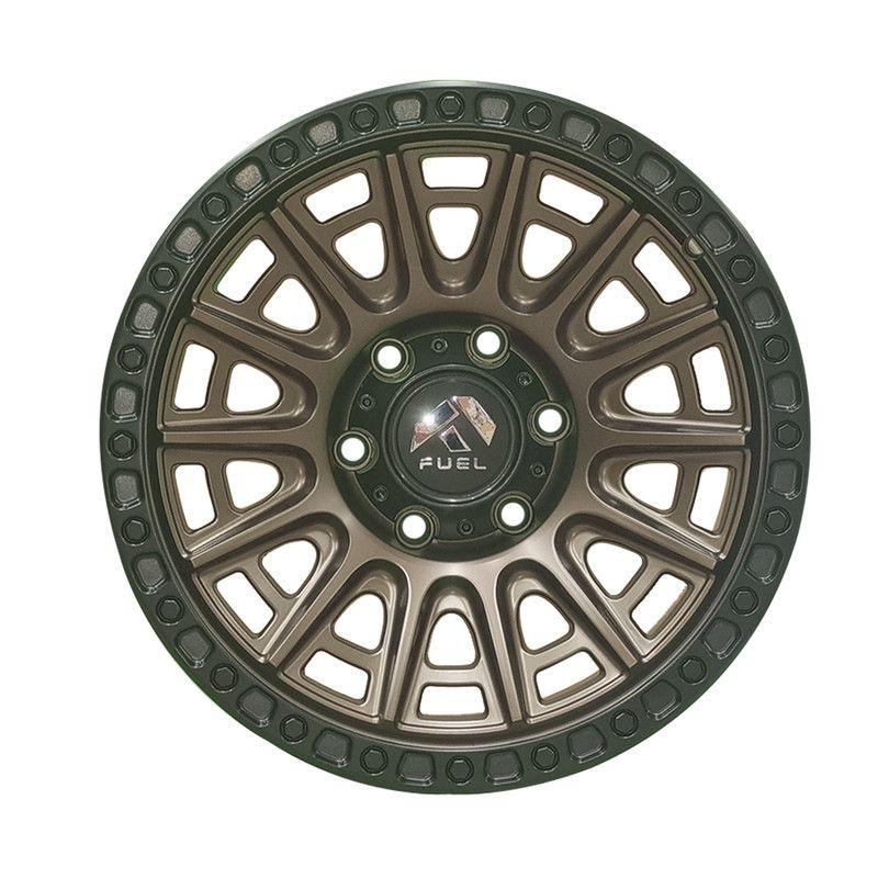 SET 4 LLANTA  17X9 6X139 Et0 CYCLE MBRNZ-LB Pacific Wheels-1