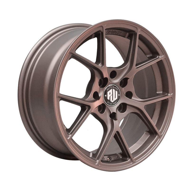 SET 4 LLANTA  15x7 4X100/4X114 Et35 ZONDA MBRNZ Pacific Wheels-0