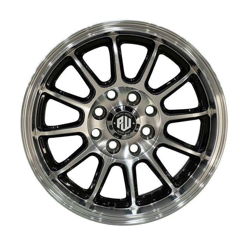 SET 4 LLANTA  14x6 4X100/4X114 Et25 BARI BM Pacific Wheels-1