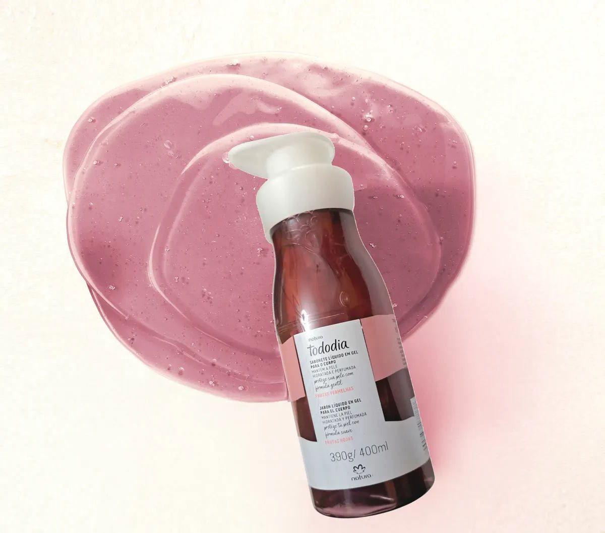 Natura Jabon Liquido Corporal Tododia Frutas Rojas 400ml-2