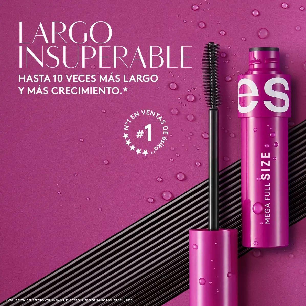 Máscara De Pestañas Esika Mega Full Size Waterproof-3