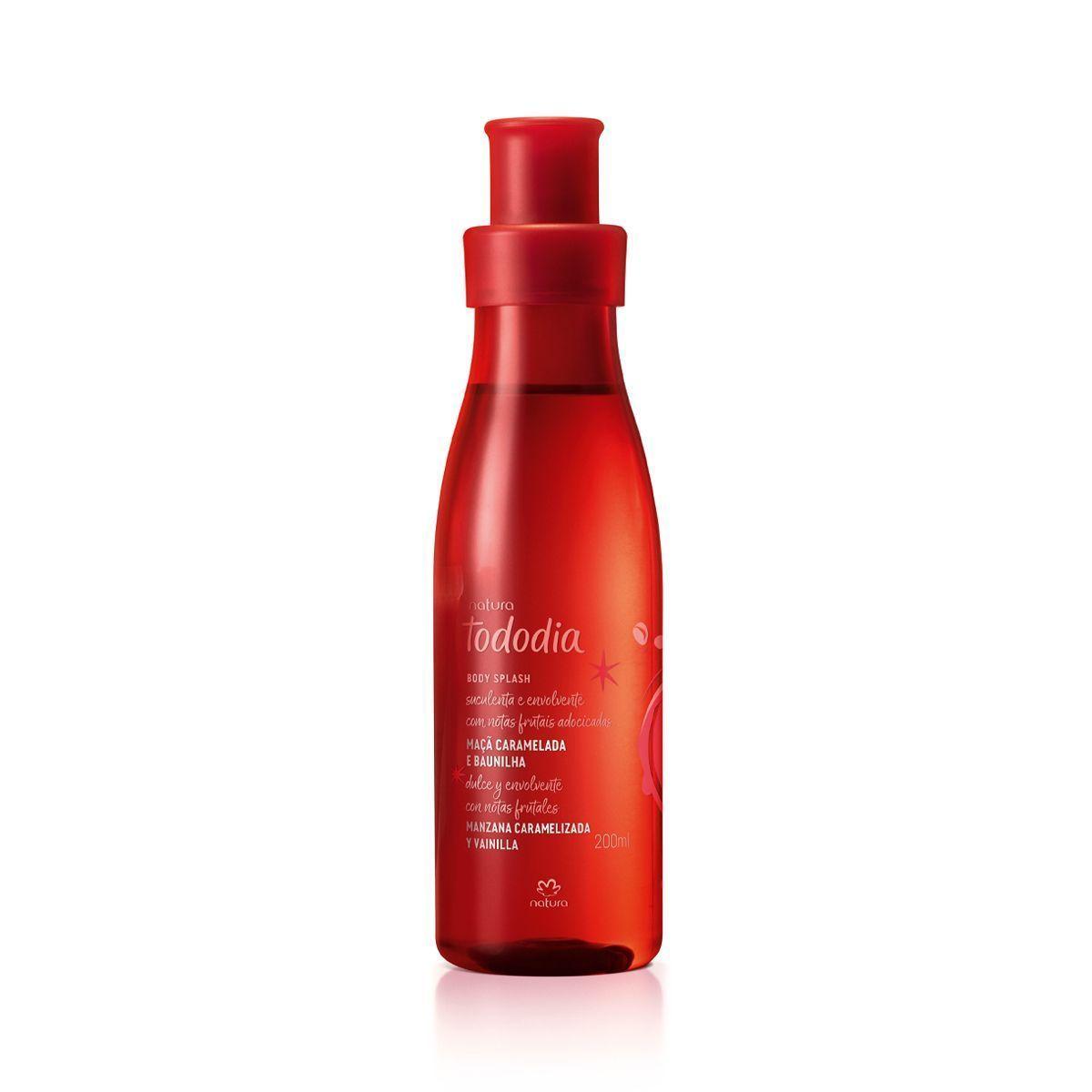 Natura Tododia Body Splash edt para mujer Manzana Caramelizada Y Vainilla 200ml-0