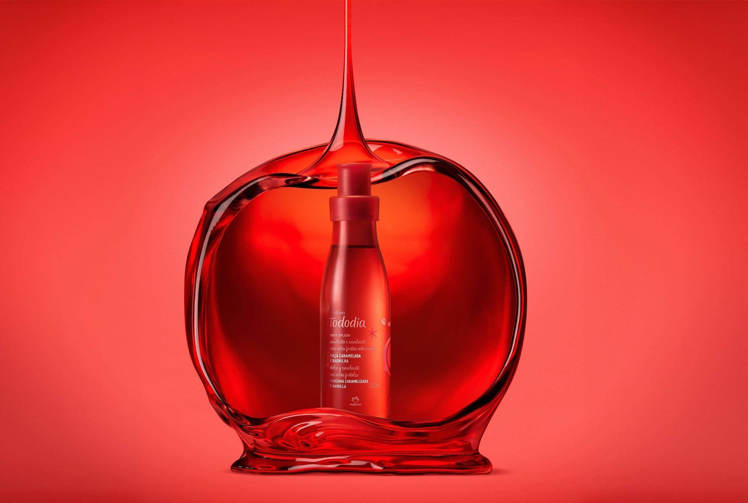 Natura Tododia Body Splash edt para mujer Manzana Caramelizada Y Vainilla 200ml-2