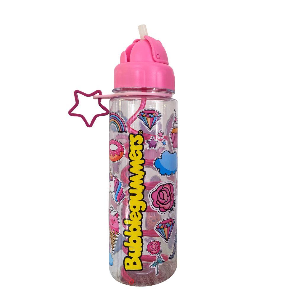 BOTELLA DE AGUA NIÑA BUBBLEGUMMERS V1 ROSADO-1