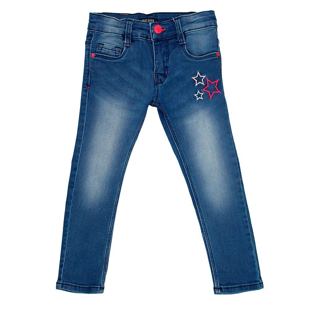 PANTALON JEANS NIÑA BUBBLEGUMMERS SPORTY AZUL-0