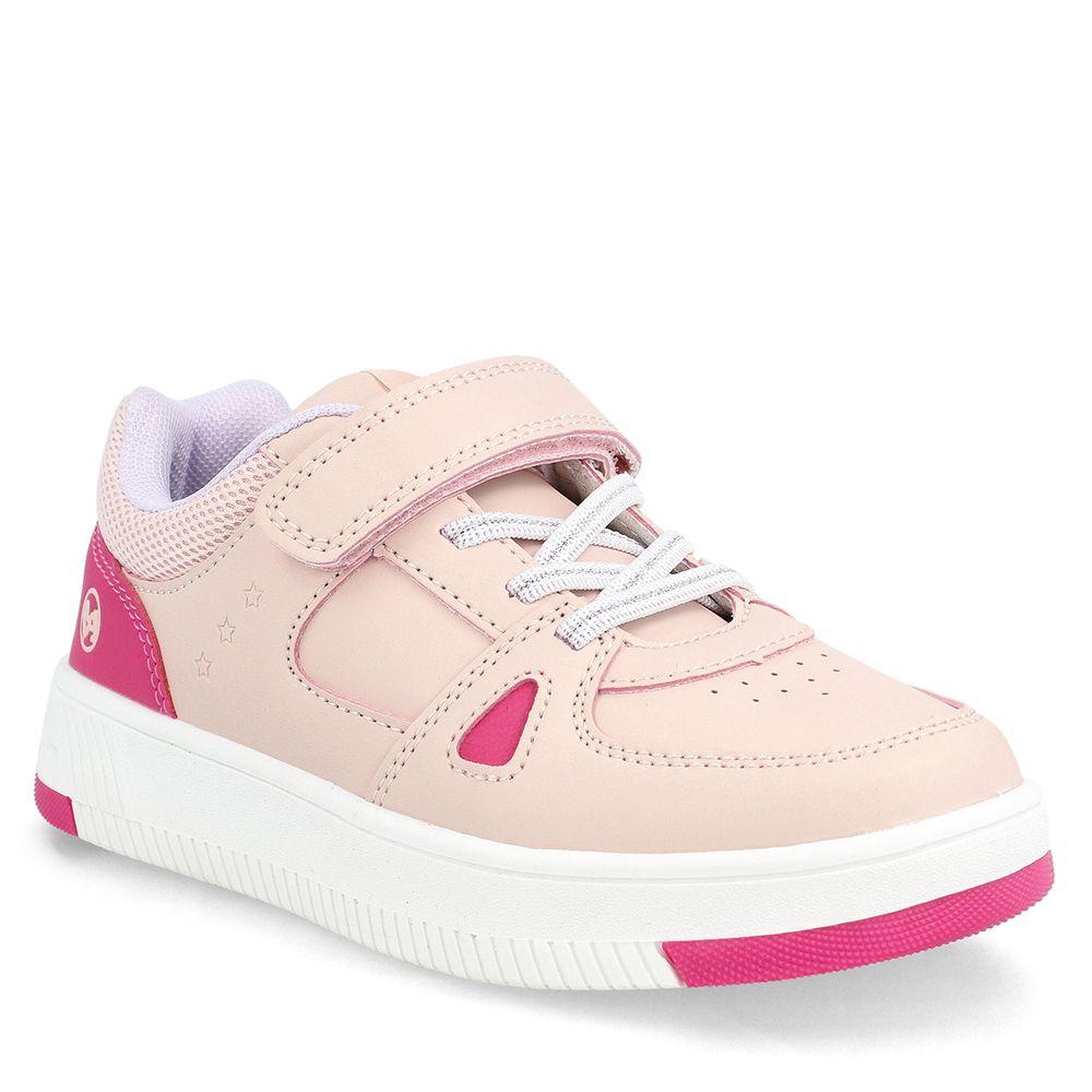ZAPATILLA NIÑA BUBBLEGUMMERS ARNIE BEIGE FUCSIA 26-29-0