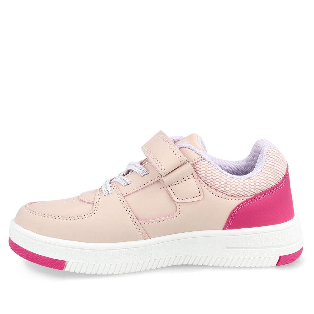 ZAPATILLA NIÑA BUBBLEGUMMERS ARNIE BEIGE FUCSIA 26-29-1