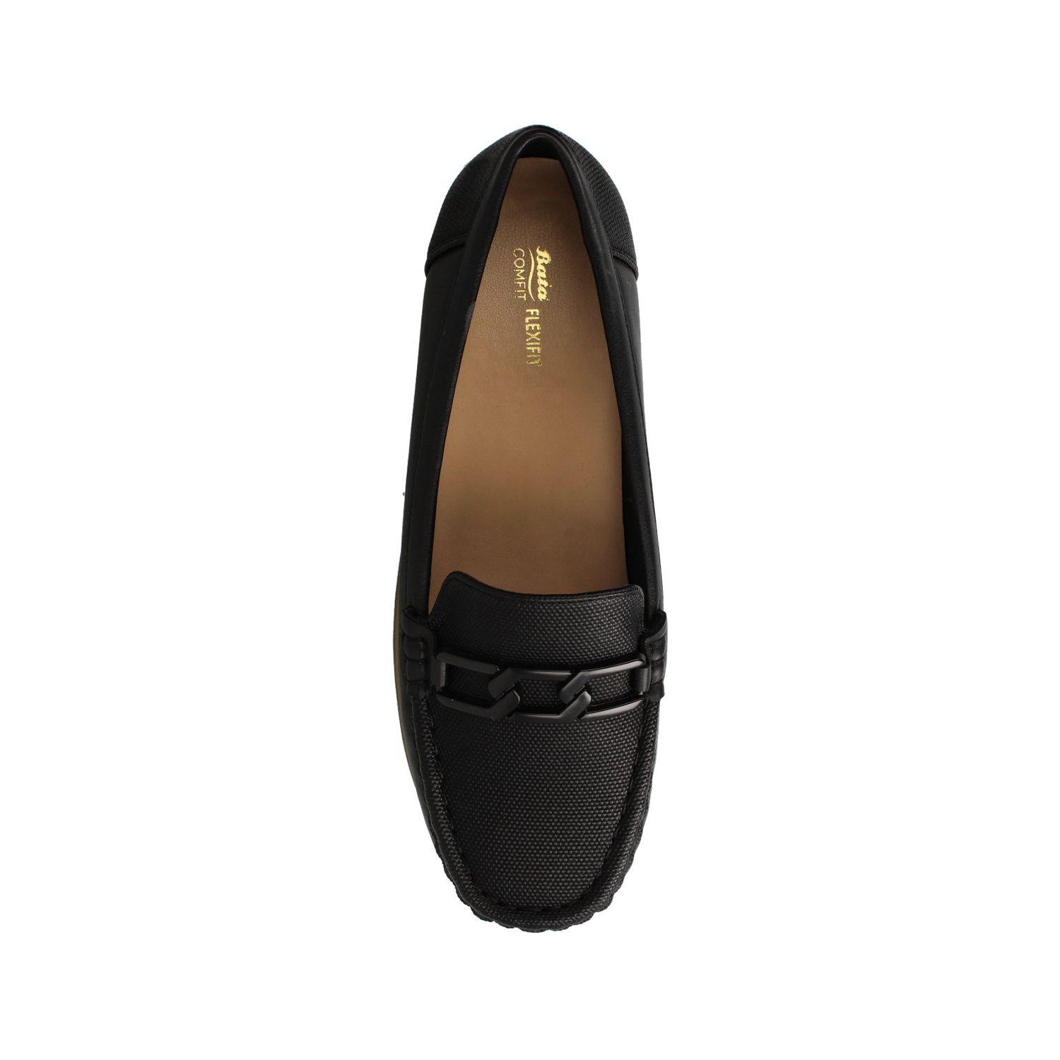 Mocasin Mujer Bata Flipi Negro-3