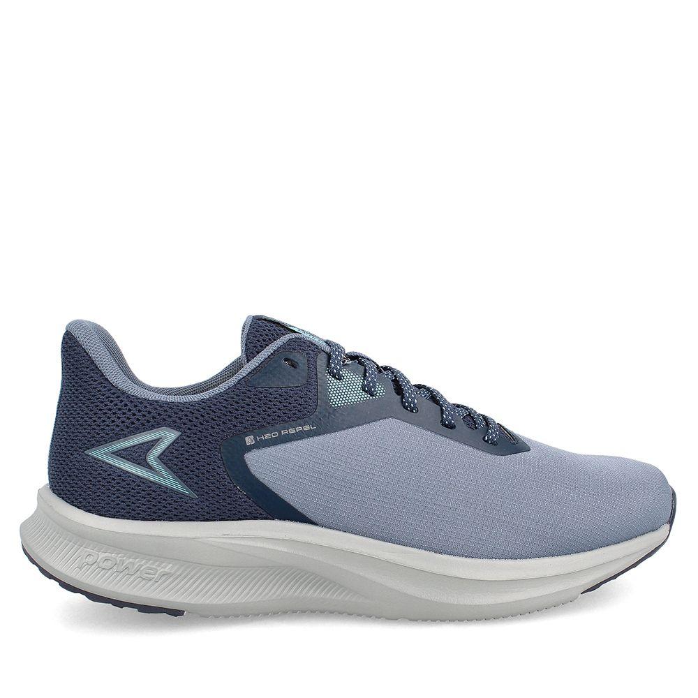 Zapatilla  Mujer Power Harrow Racer Sc Repel Gris-4