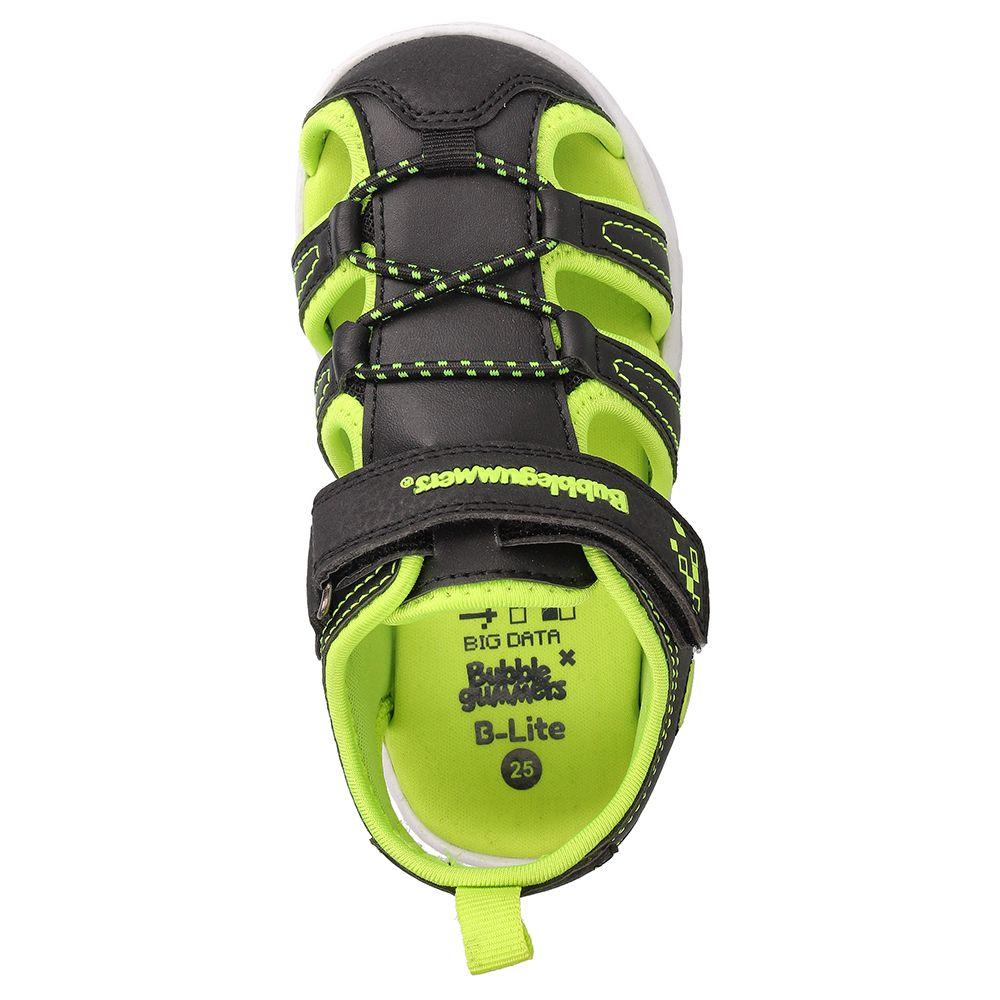 SANDALIA NIÑO BUBBLEGUMMERS MANCORA NEGRO 26-29-5