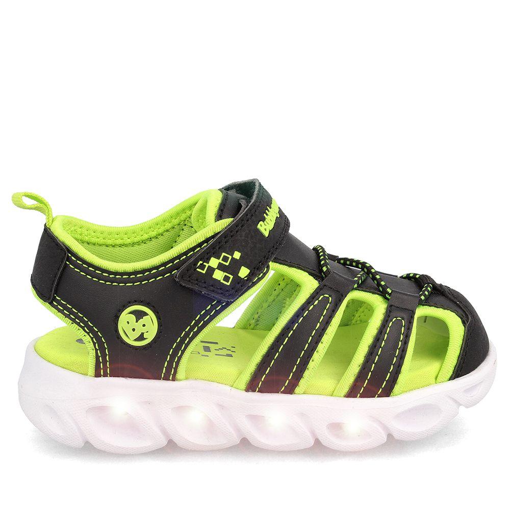 SANDALIA NIÑO BUBBLEGUMMERS MANCORA NEGRO 26-29-7