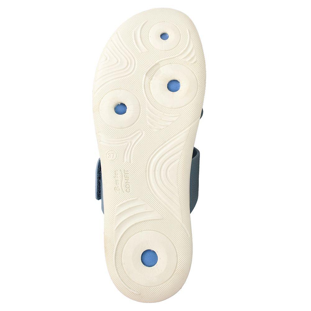 SANDALIA MUJER BATA COMFIT CALLA AZUL CLARO-6