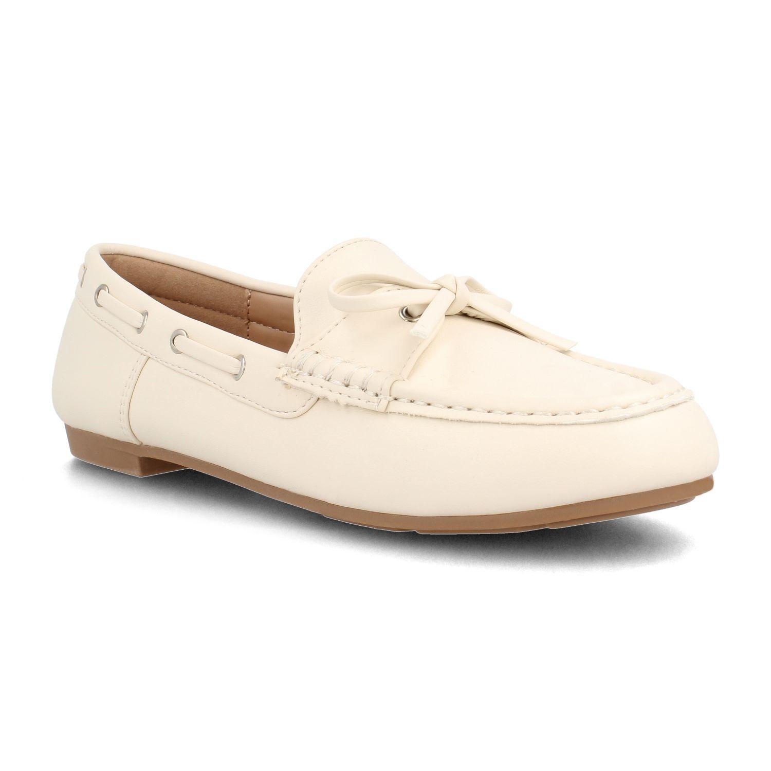 Mocasines Mujer Bata Virginia Blanco-1