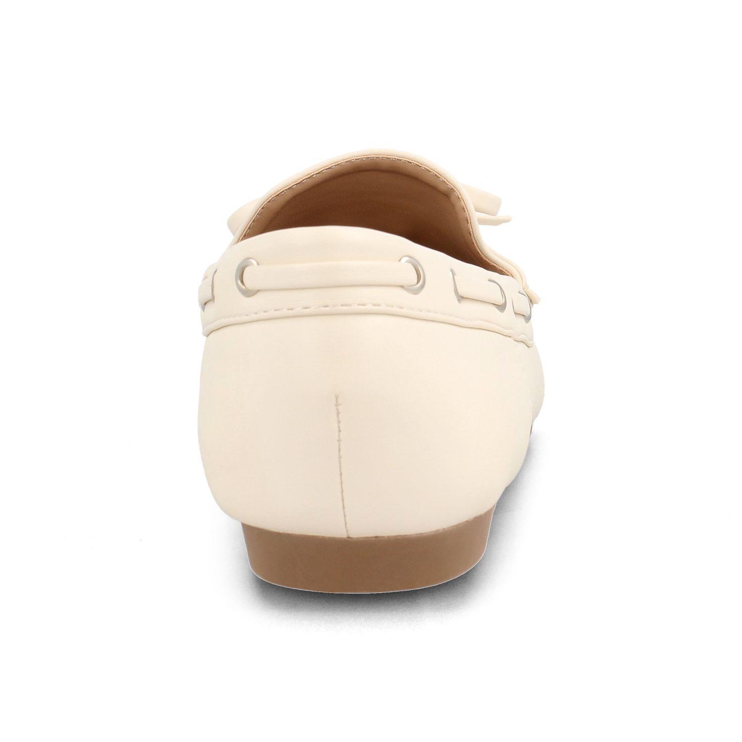 Mocasines Mujer Bata Virginia Blanco-2