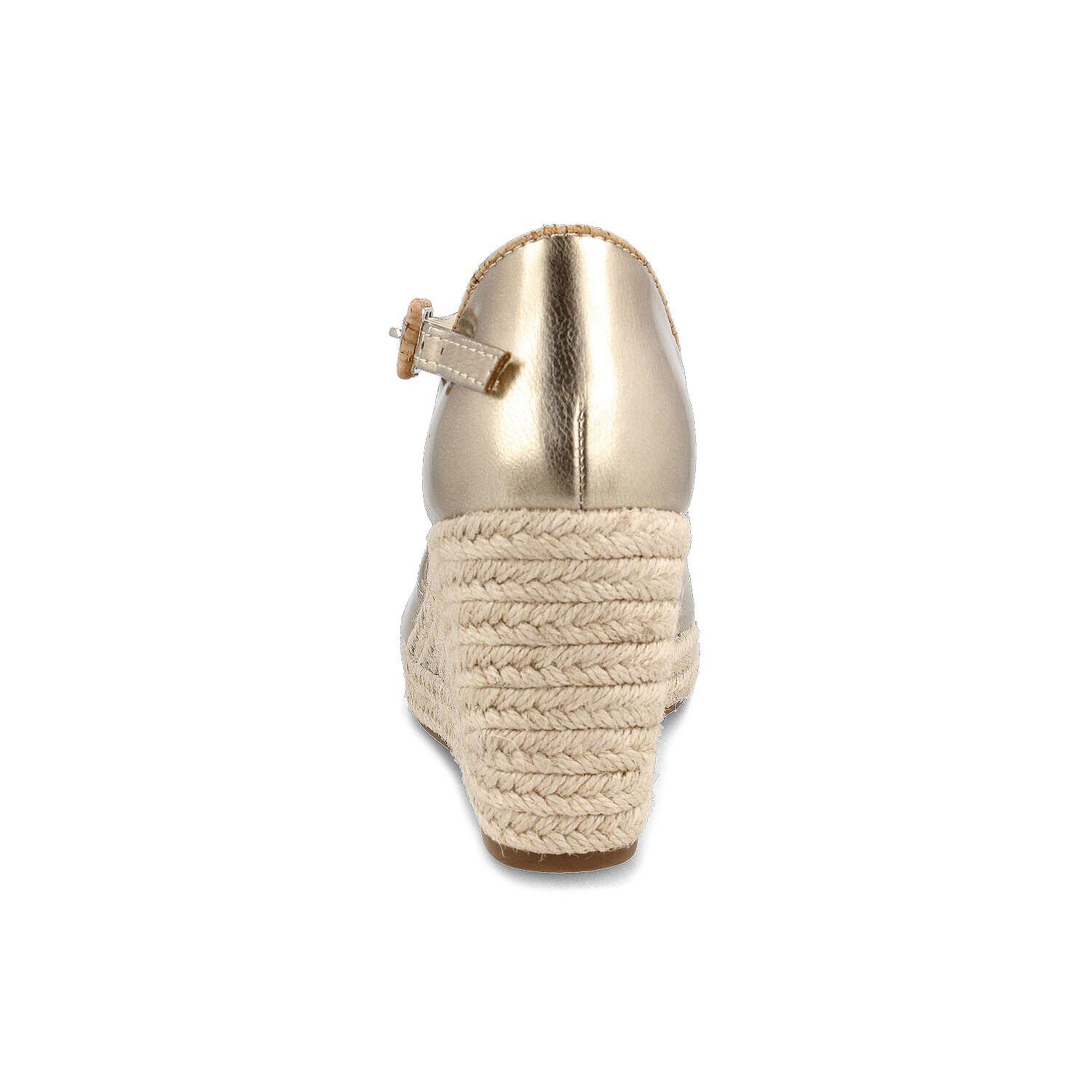 Sandalia Mujer Bata Sakura Dorado-2