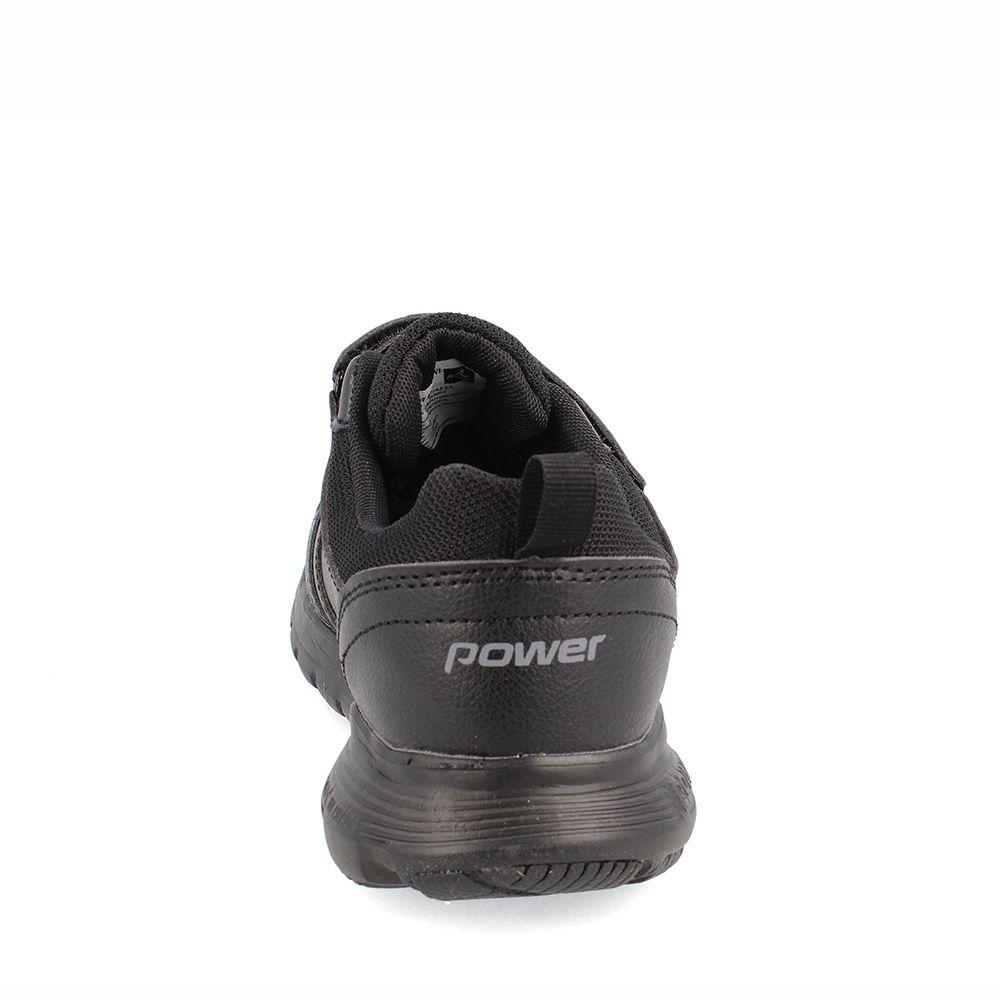Zapatilla Escolar Unisex Power Wave Accent Negro-4