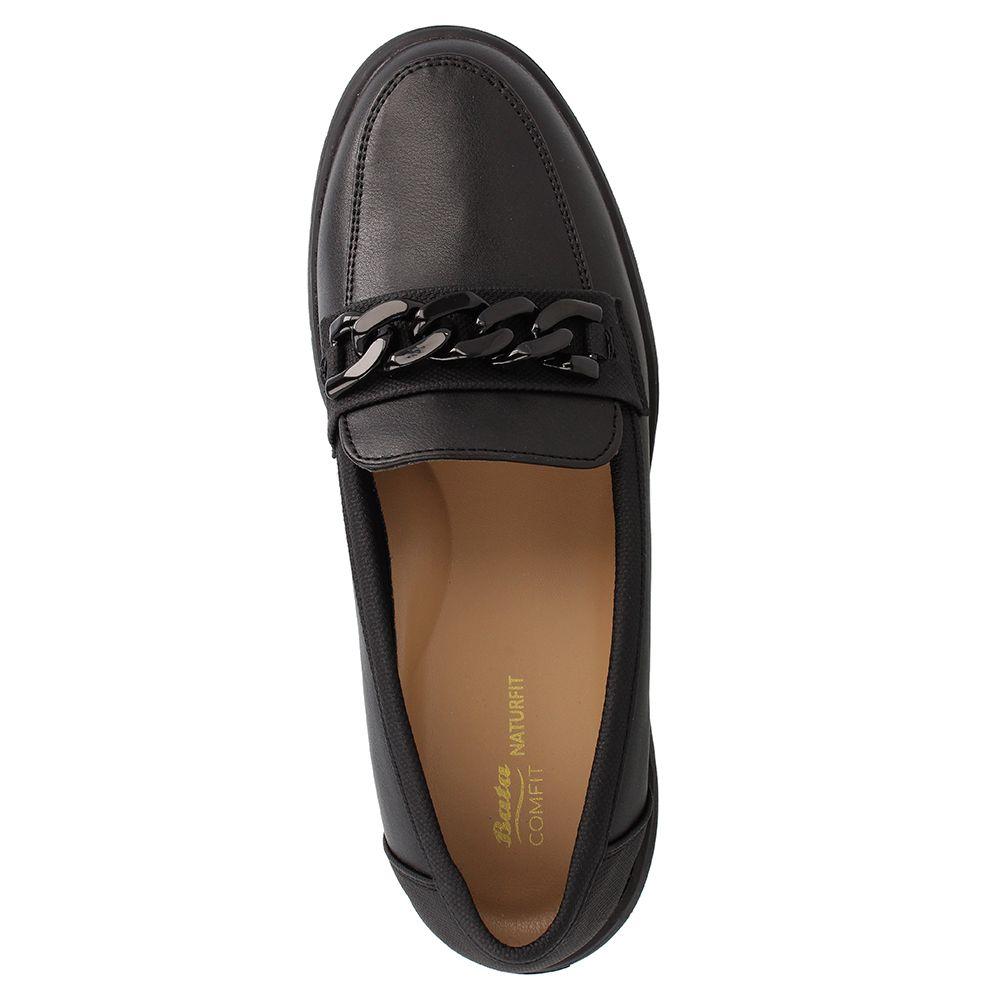 Mocasin Mujer Bata Fiona Negro II-5