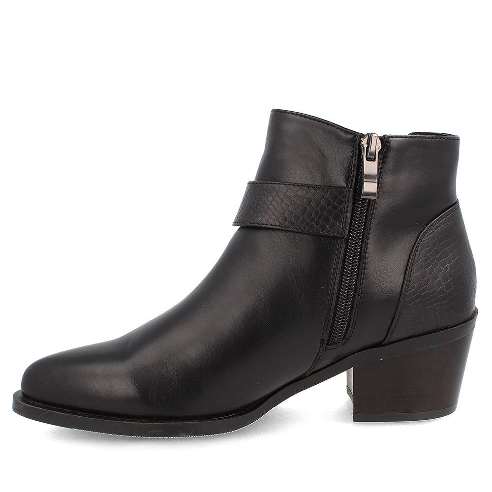 BOTÍN TEXANO MUJER BATA LITYA NEGRO-1