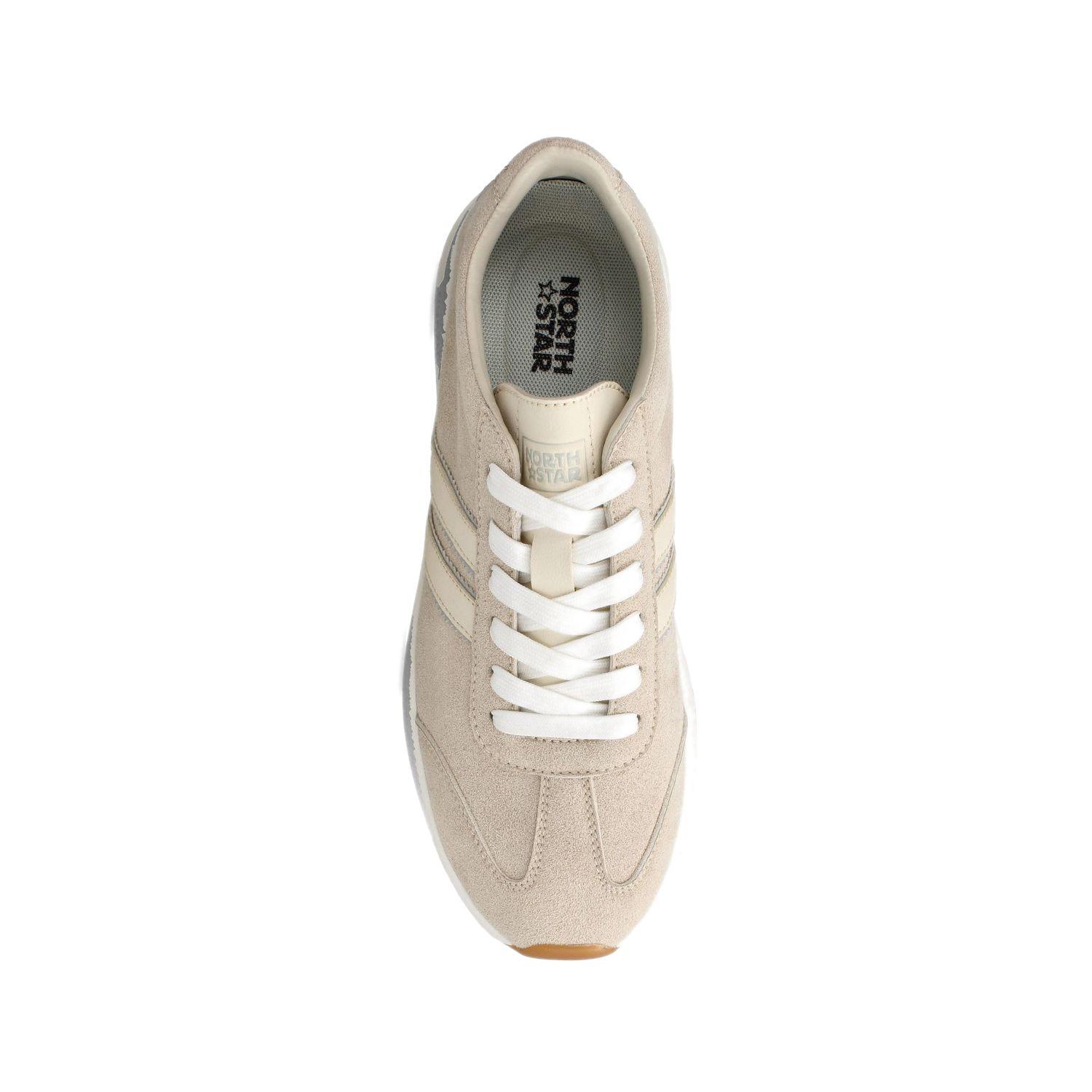 Zapatilla Mujer North Star Run 76 Beige-3