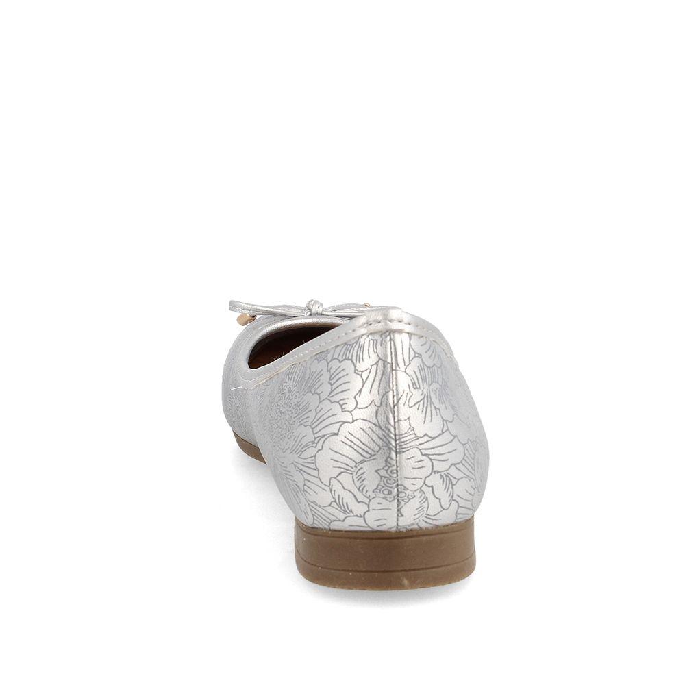 BALLERINA MUJER BATA COMFIT CLAUDINE PLATEADO-2