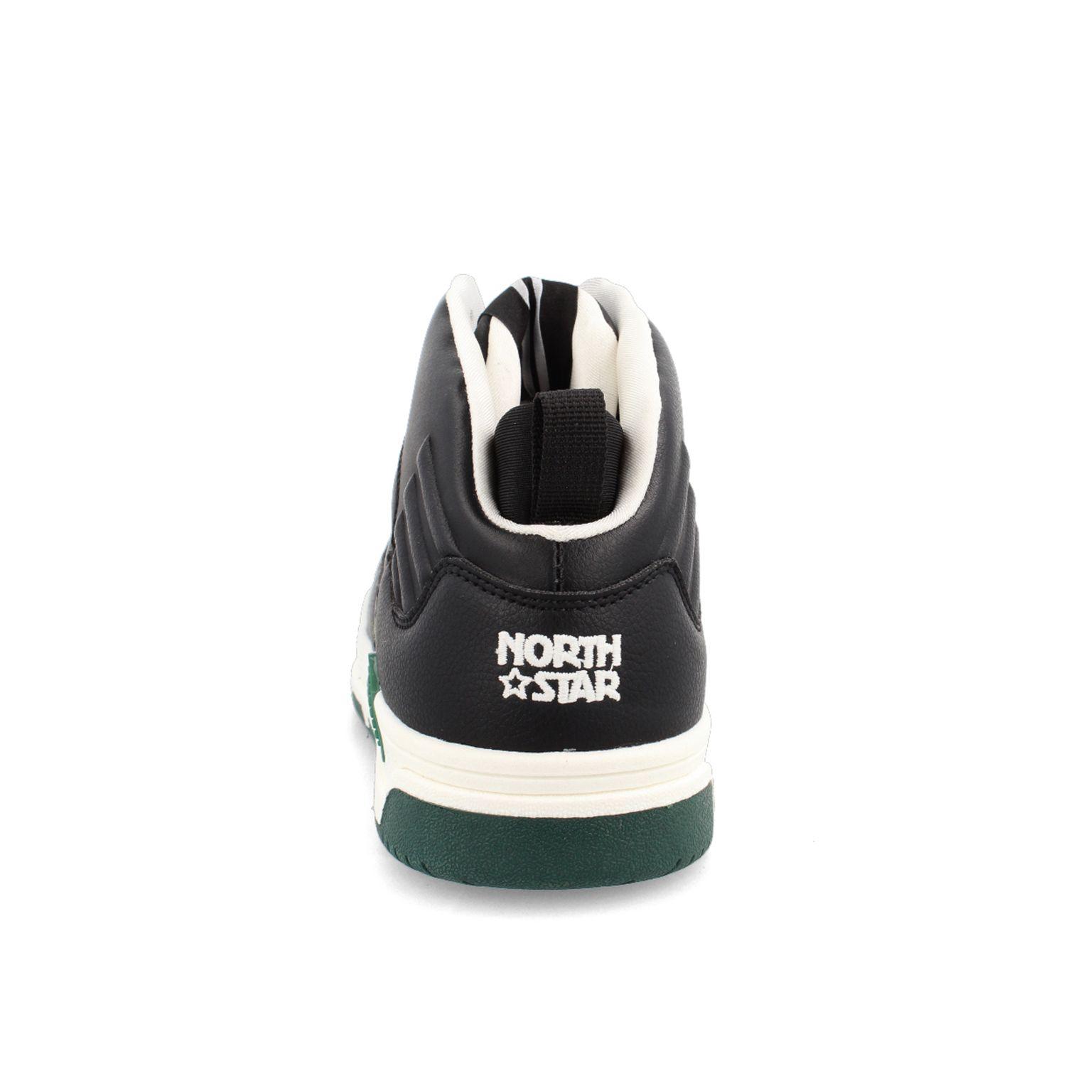 Zapatilla Hombre North Star Court 86 Negro-2