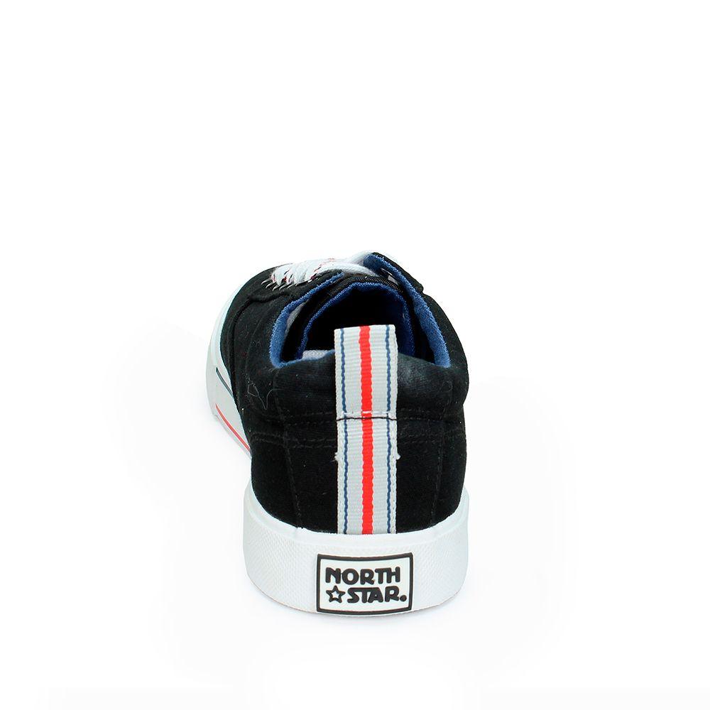 ZAPATILLA NORTH STAR NIÑO BUSH NEGRO-2
