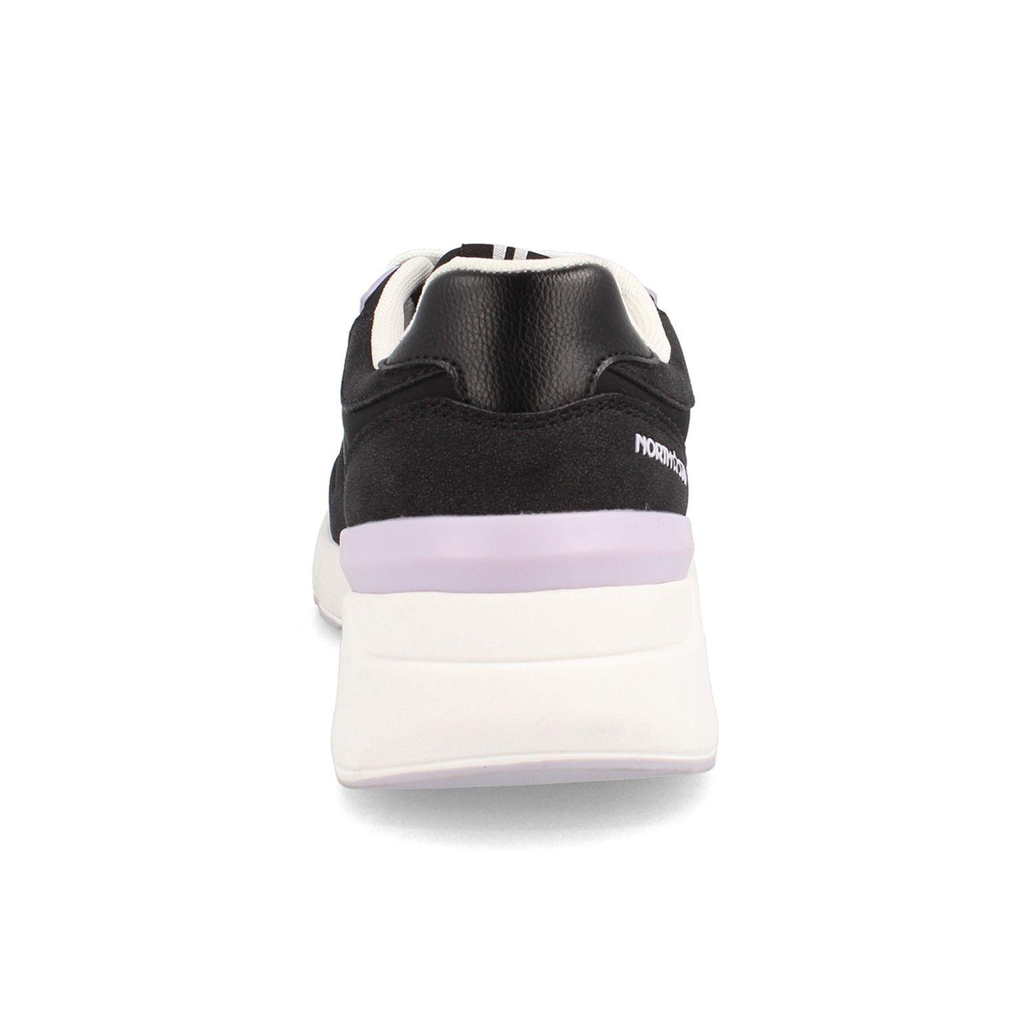 Zapatilla Mujer North Star Flag Negro-2