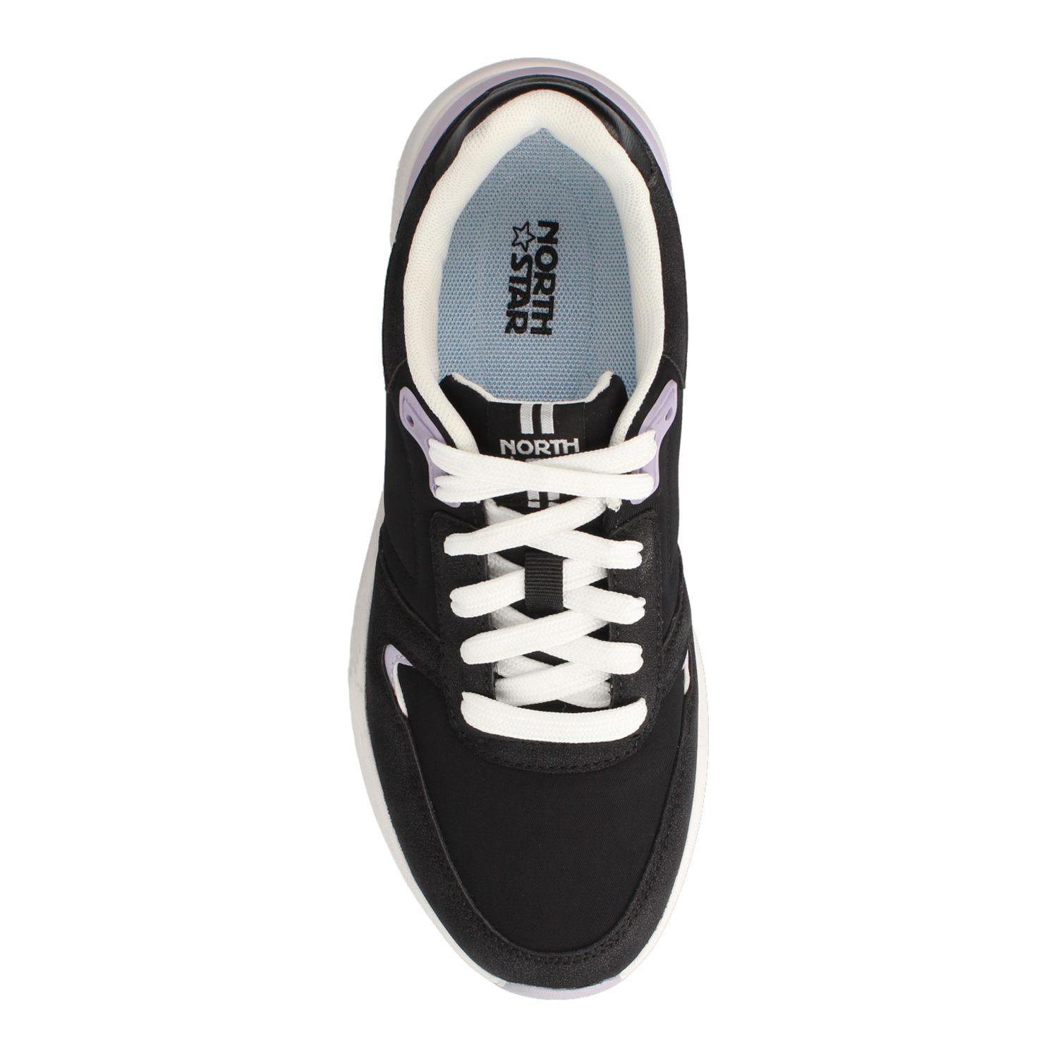 Zapatilla Mujer North Star Flag Negro-3
