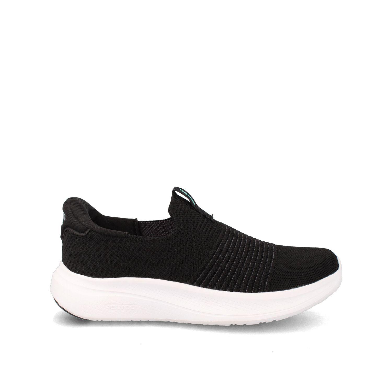 Zapatilla Mujer Power N-Walk Akari Easyslide Negro-0