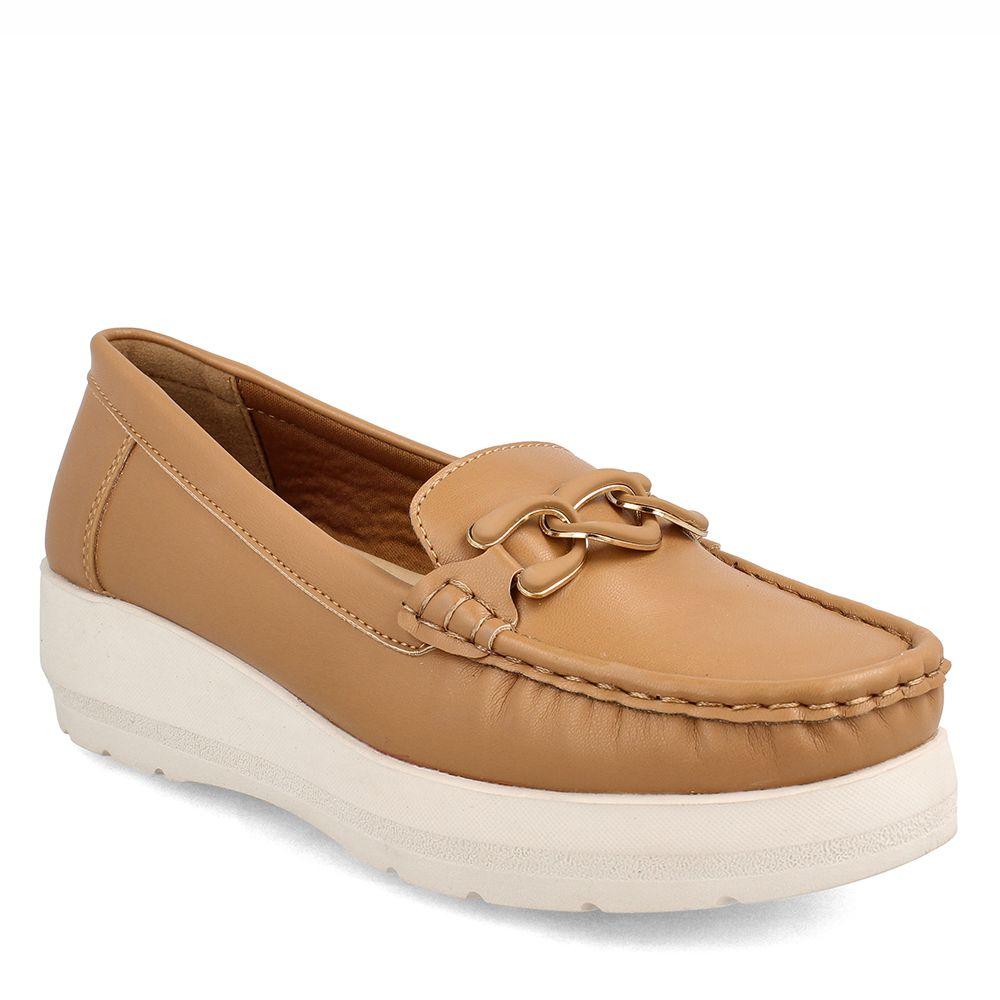 Mocasin Mujer Bata Mara Café-1