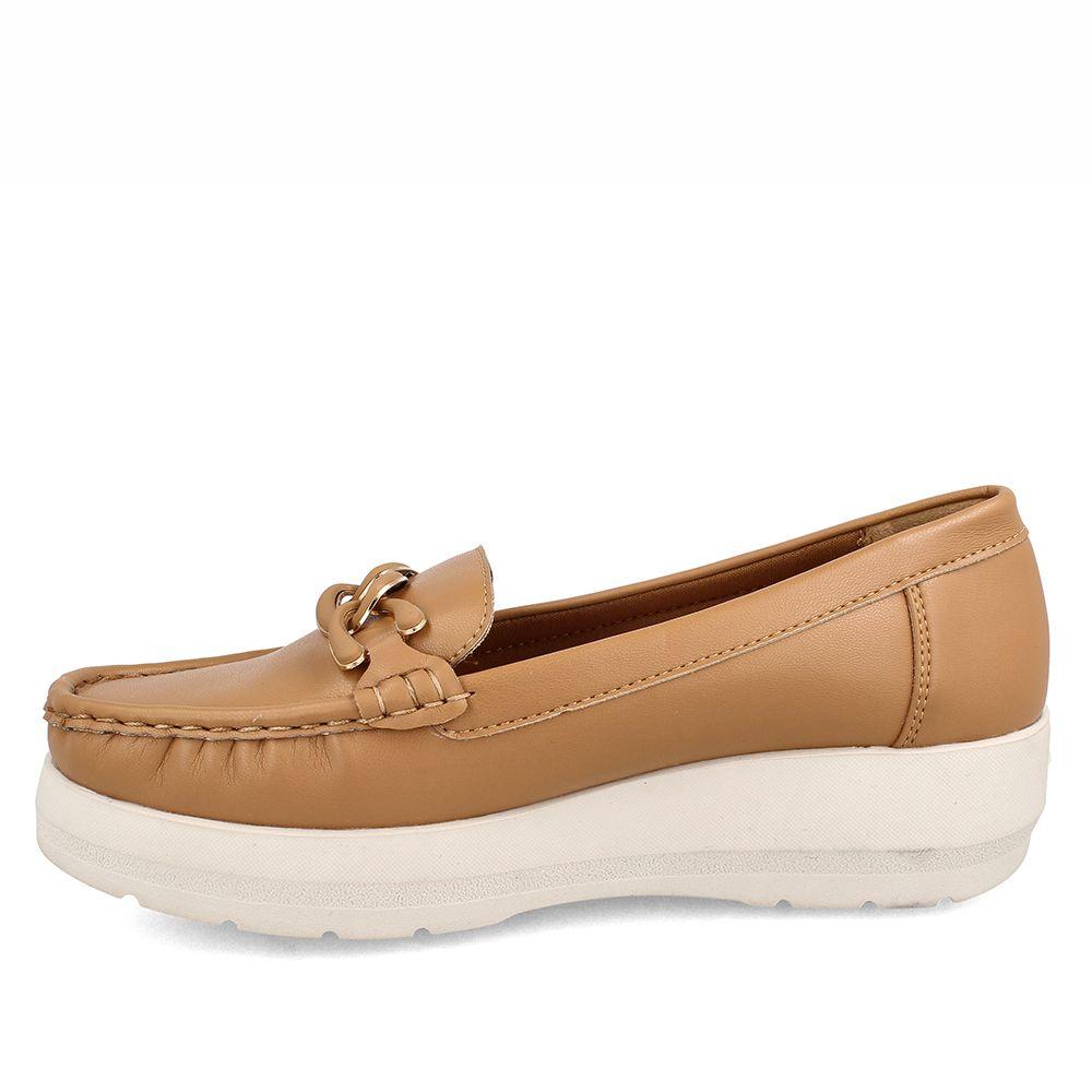 Mocasin Mujer Bata Mara Café-4