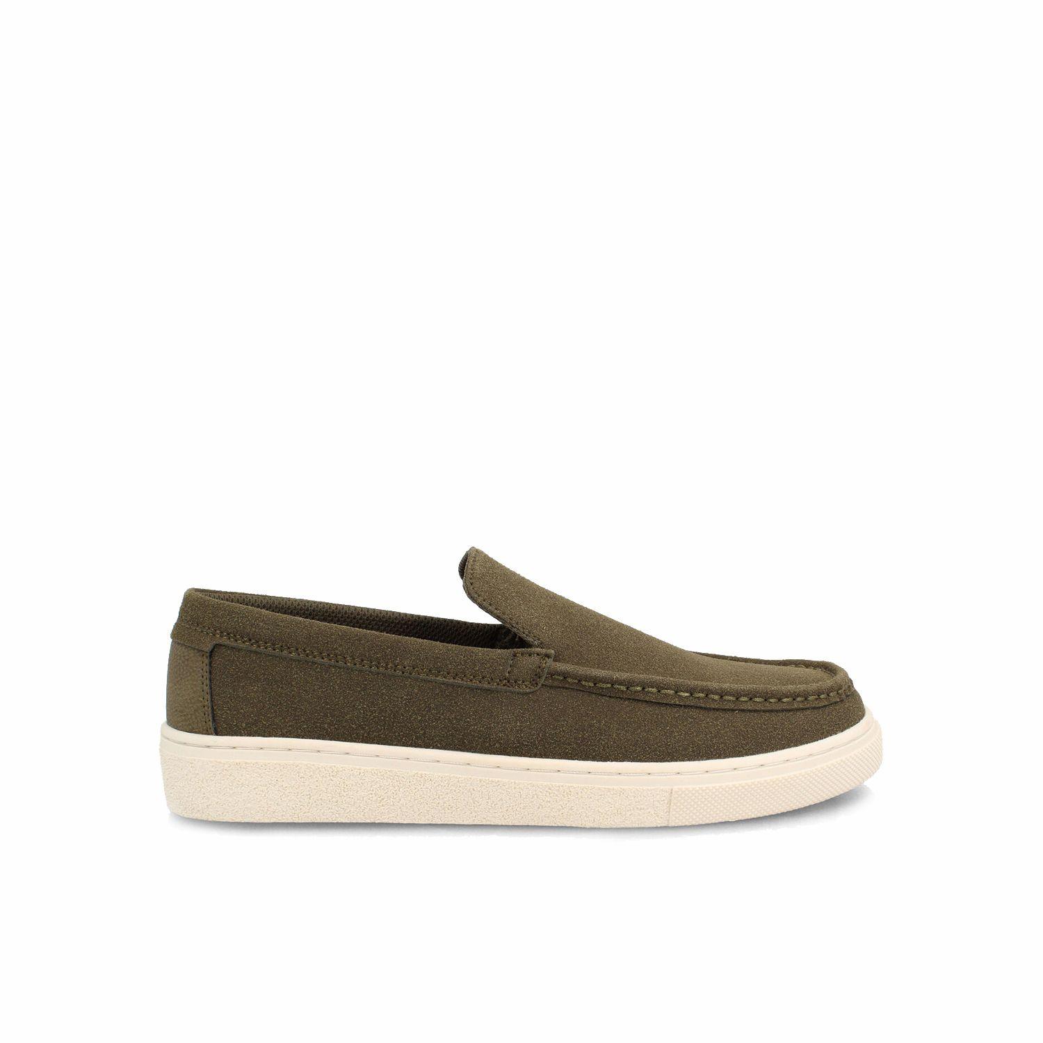 Mocasin Hombre Bata Riota Verde Oliva-0
