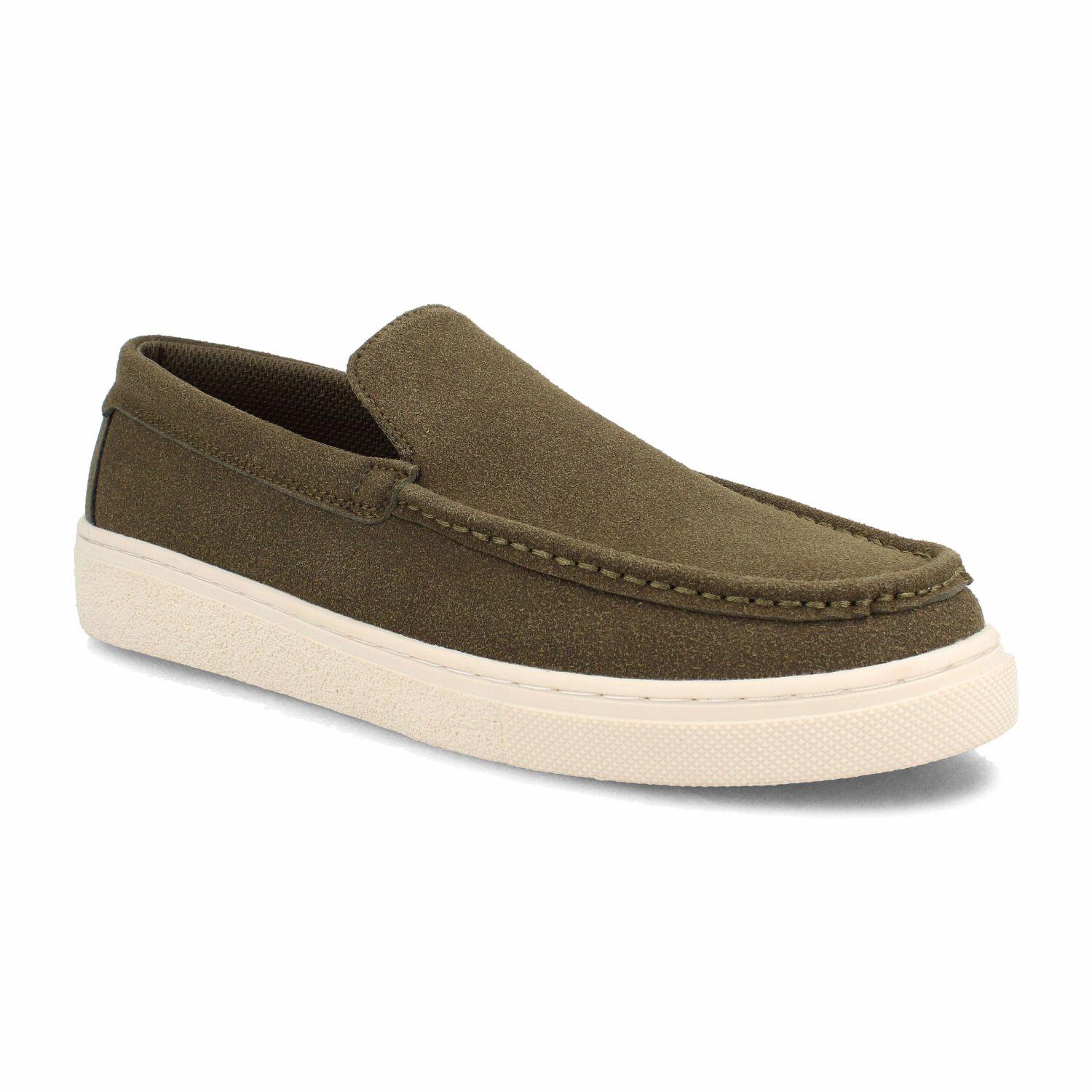 Mocasin Hombre Bata Riota Verde Oliva-1