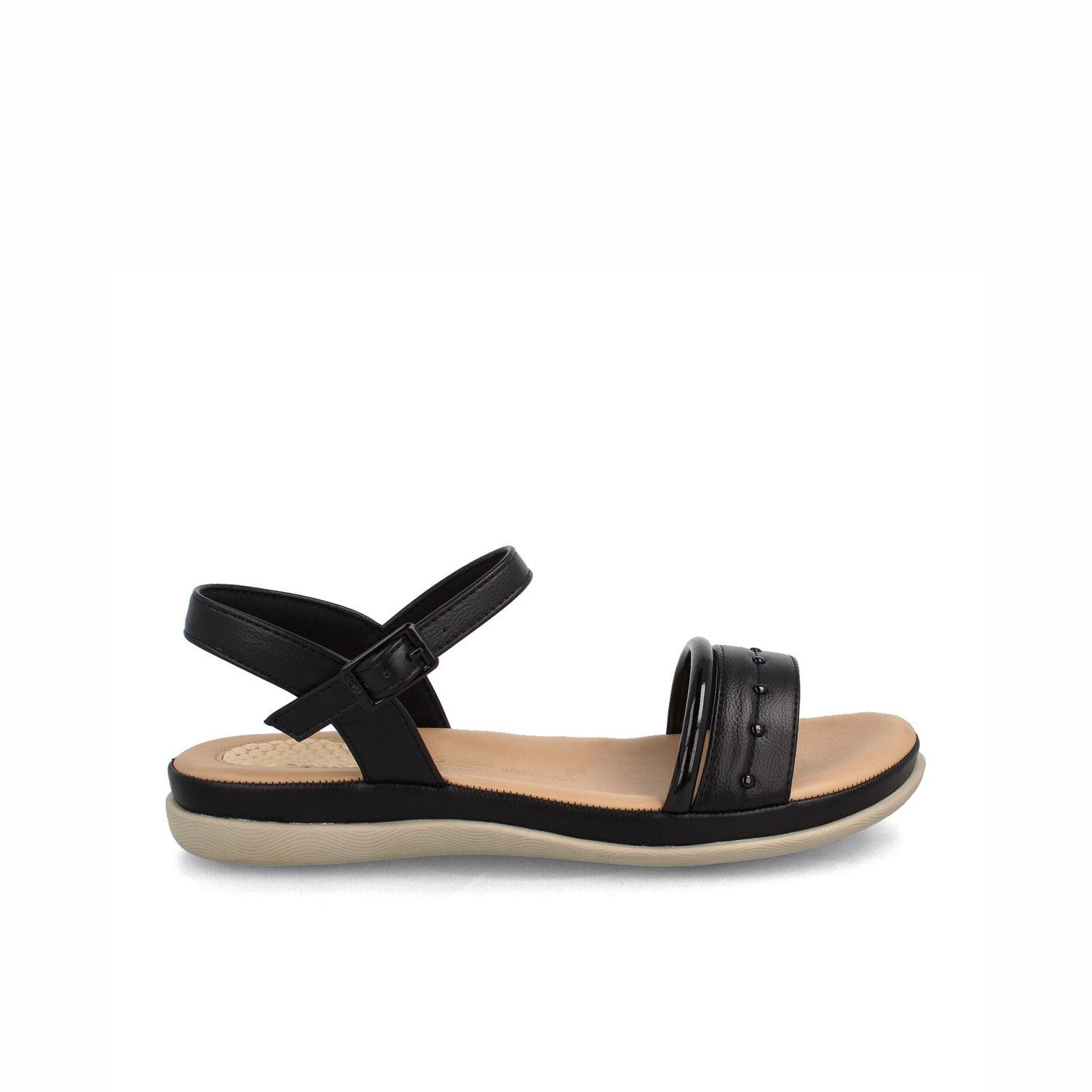 Sandalia Mujer Bata Colerin Negro-0