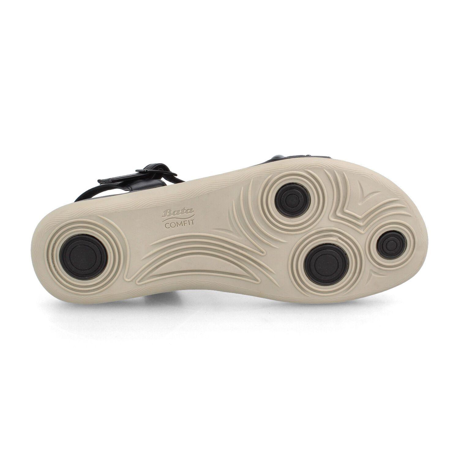 Sandalia Mujer Bata Colerin Negro-4