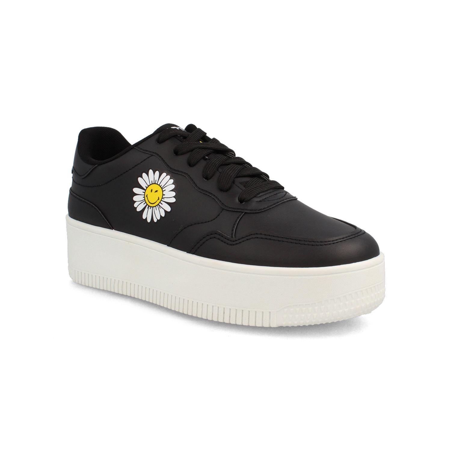 Zapatilla Mujer North Star Smileyworld Mayo II Negro-1