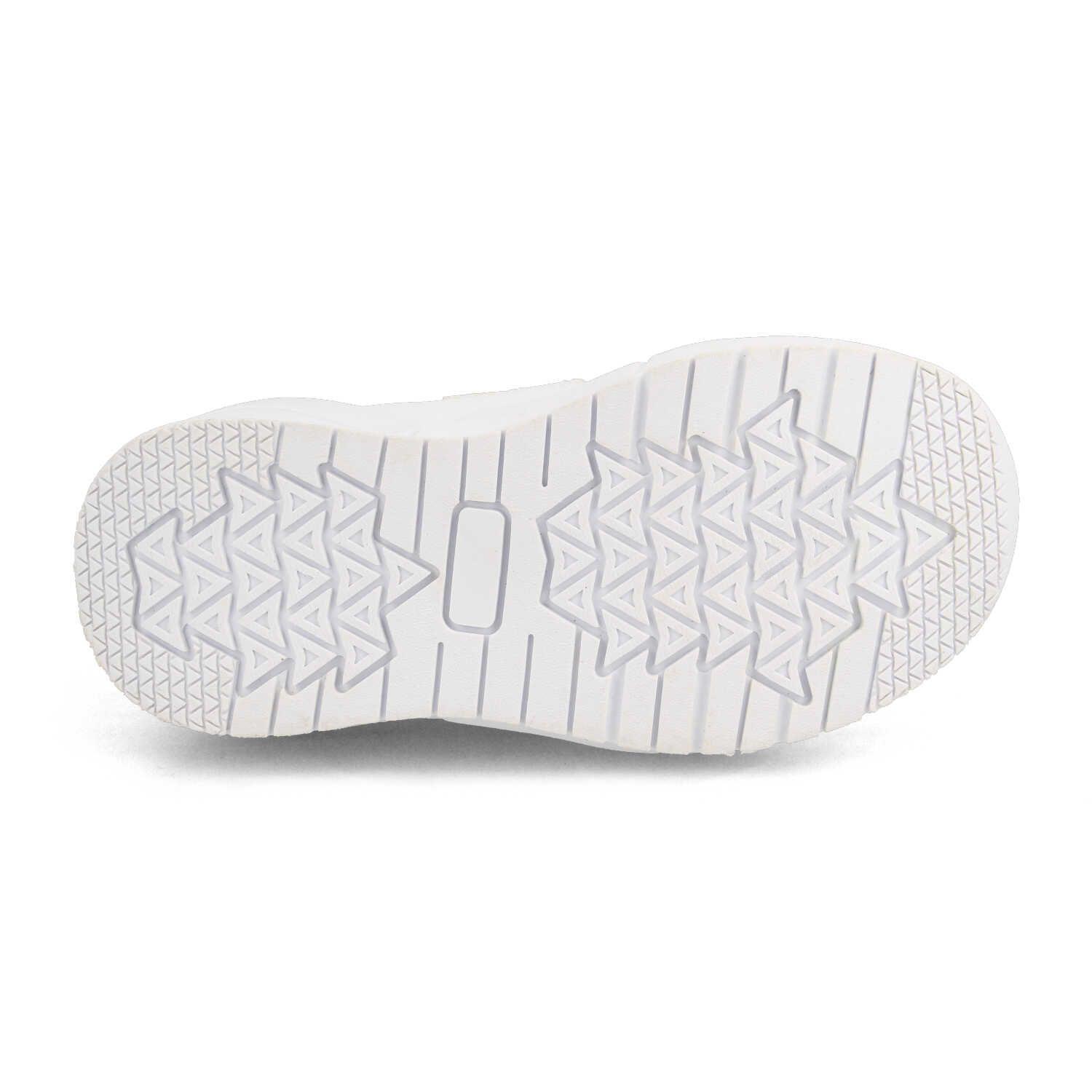 Zapatilla Escolar Niña Bubblegummers Minnie Blanco-Rosado-4