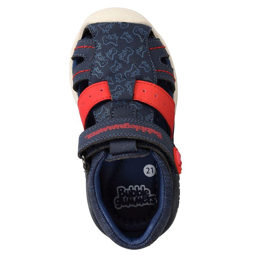 Sandalia  Niño Bubblegummers Bio Fit Azul I-5
