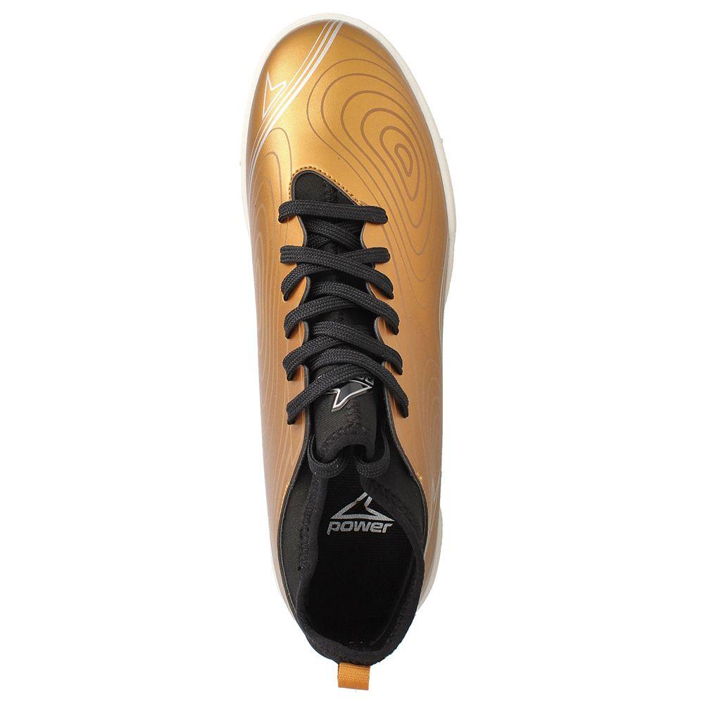 Zapatilla Baby Futbol Unisex Power Shield Surf Bronce-5